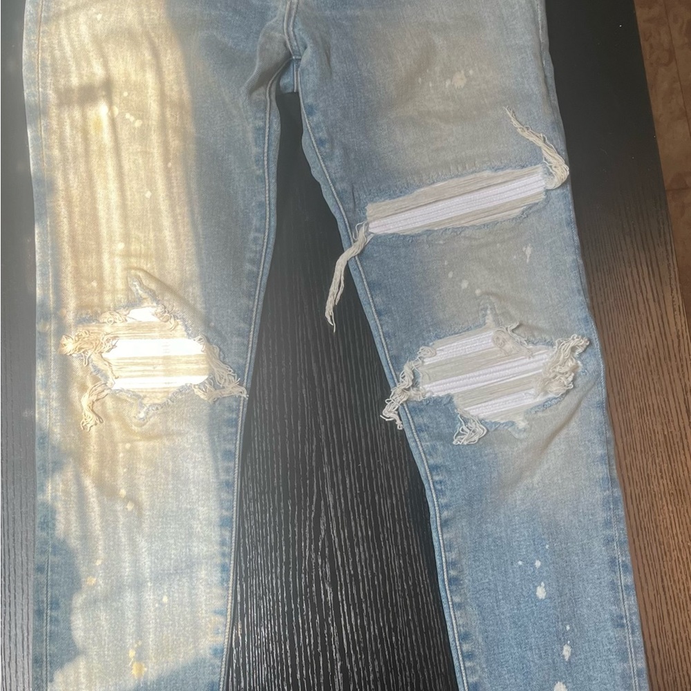 AMIRI Light Blue Denim Jeans